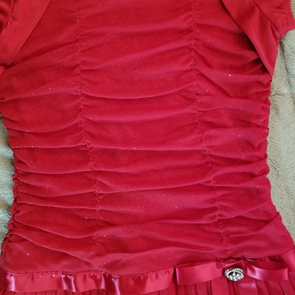 By By Girl size 16 Vibrant Red Dress. - Picture 7 of 8